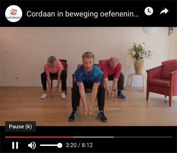 Cordaan video bewegingsoefeningen ouderen