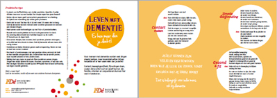 Folder 'Leven met dementie - er kan meer dan je denkt'