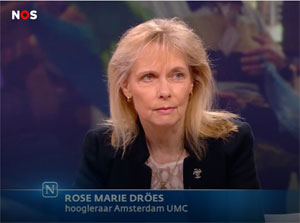 Rose Marie Dröes bij de NOS